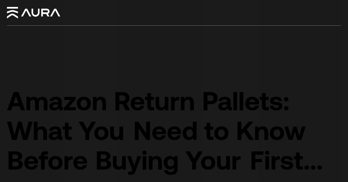 Amazon Return Pallets: Are They Actually Worth It? (Real Numbers)
